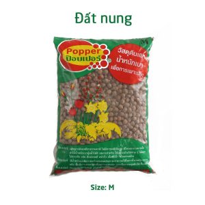 Túi 1 lít size M - Đất Sét Nung Popper Trồng Sen Đá Bonsai Hàng Thailand