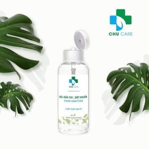 Gel rửa tay khô diệt khuẩn CHU CARE 50ml chiết xuất bạc hà