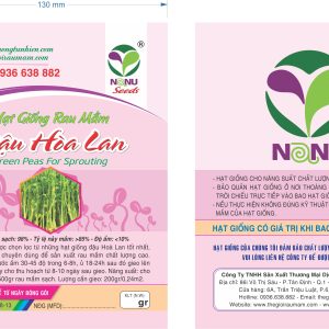 Gói 1Kg Hạt Giống Rau Mầm Đậu Hà Lan_ Thế Giới Rau Mầm