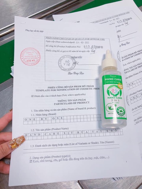 combo 10 Xịt kháng khuẩn Vip One By One 2in1 120ml