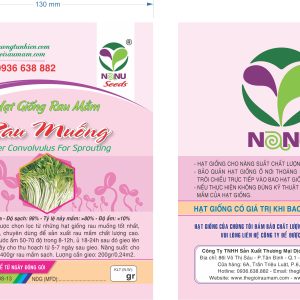 Gói 100g Hạt giống rau mầm rau muống Indonesia _ Thế Giới Rau Mầm