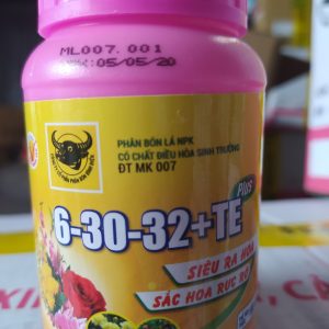 Phân bón đầu trâu 6-30-32 - Siêu ra hoa, sắc hoa rực rỡ