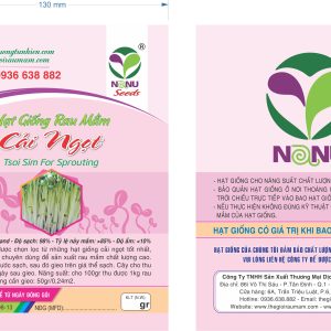 Gói 1Kg Hạt Giống Rau Mầm Cải Ngọt_ Thế Giới Rau Mầm