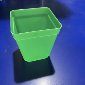 chậu trồng sen đá bonsai xương rồng 6,3x6,3cm_xanh lá