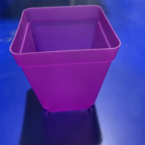 chậu trồng sen đá bonsai xương rồng 6,3x6,3cm_tím cà