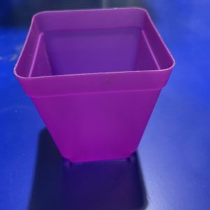 chậu trồng sen đá bonsai xương rồng 6,3x6,3cm_tím cà