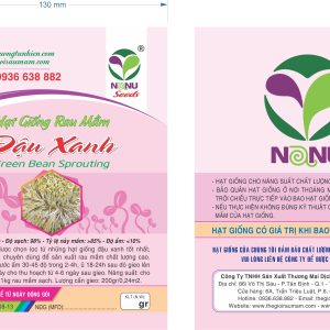Gói 1Kg Hạt Giống Rau Mầm Đậu Xanh (Đậu làm Giá Đỗ)_ Thế Giới Rau Mầm