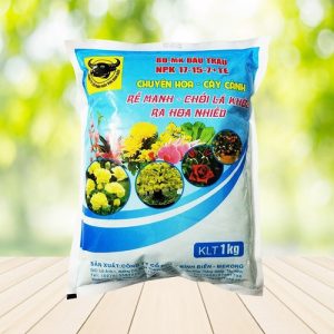 Phân bón đầu trâu NPK 17-15-7+TE - Rễ mạnh, chồi lá khỏe, ra hoa nhiều