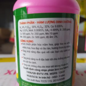 Phân bón đầu trâu 6-30-32 - Siêu ra hoa, sắc hoa rực rỡ