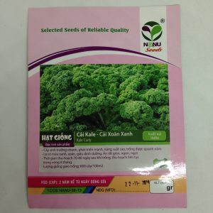 Gói 5g hạt giống cải xoăn xanh Kale