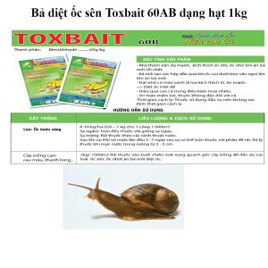 Gói 1kg bả mồi diệt ốc Toxbait 60AB