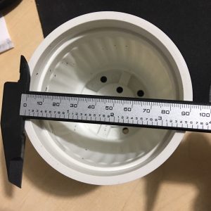 Chậu nhựa vân sọc sen đá nhỏ