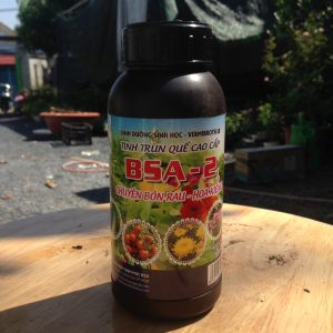 Chai 500ml dinh dưỡng sinh học chuyên dụng dành cho tưới, phun RAU- HOA KIỂNG chiết xuất từ tinh Trùn Quế cao cấp