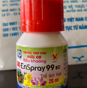 Chai 20ml huốc trừ sâu hữu cơ dầu khoáng SK Enspray 99EC