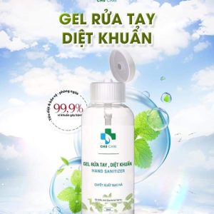 Gel rửa tay khô diệt khuẩn CHU CARE 50ml chiết xuất bạc hà