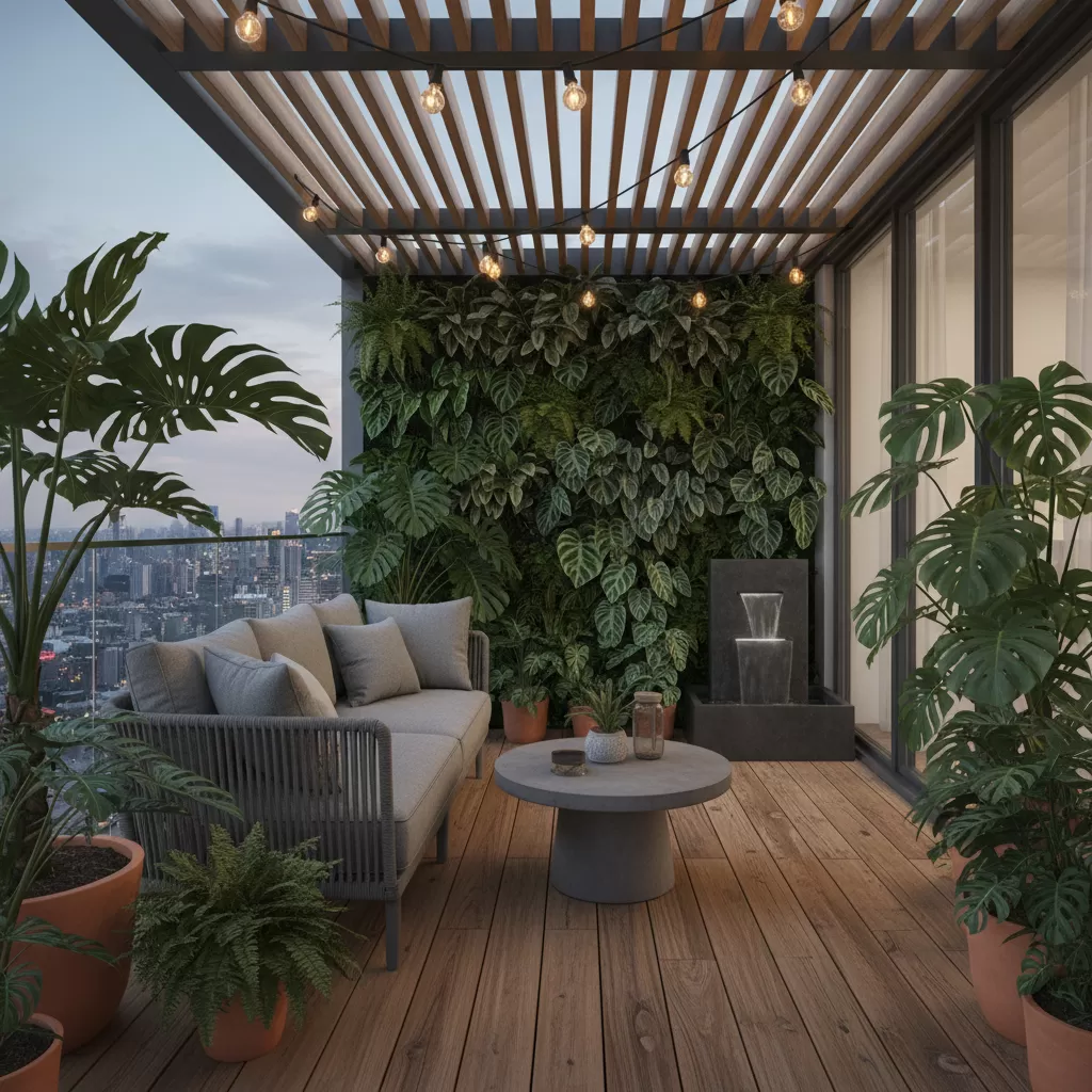 Ban công thiếu nắng vẫn có thể trở nên xanh mát nhờ các loại cây chịu bóng phù hợp