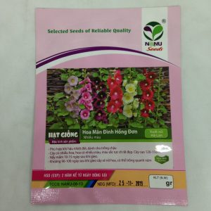Gói 50 hạt giống hoa mãn đình hồng đơn nhiều màu