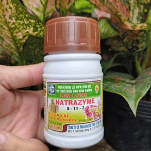 Chai 100ml Phân bón lá Natrazyme siêu ra rễ vua mầm hoa