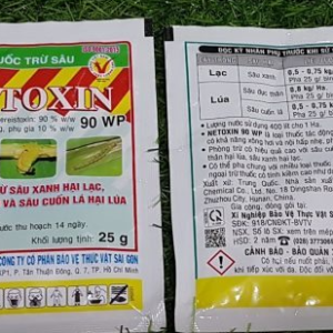 Gói 25gr thuốc trừ sâu Netoxin phòng trừ sâu xanh