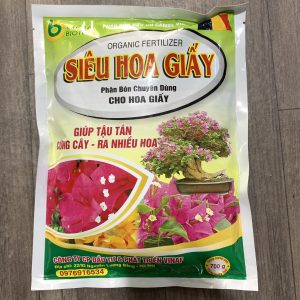 Phân bón chuyên dùng cho Hoa Giấy (túi 700gr) Phân bón hữu cơ Siêu Hoa Giấy