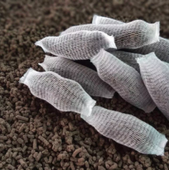 1 túi phân trùn quế dạng viên nén đóng túi lưới tiện dụng trồng lan giúp mập đọt nù thân hoa nồng nàn