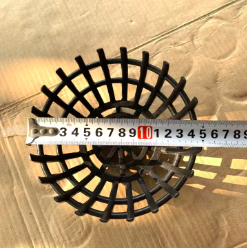 Chậu lan bí giả gỗ F23 kèm dây treo kẽm 7 tấc