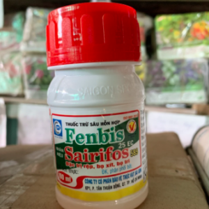 Dung dịch trừ sâu hỗn hợp Fenbis Sairifos 58S 25EC lọ 100ml