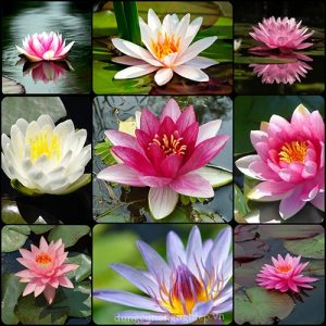 Tuýp 20 hạt giống hoa súng Thái F1 mix 8 màu đã kích rễ sẵn