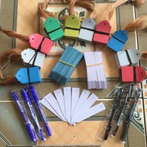 Bộ 100 thẻ tên đánh dấu cây chống nước