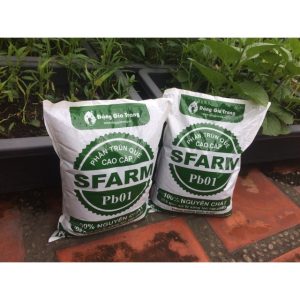 Gói 2kg phân trùn quế nguyên chất