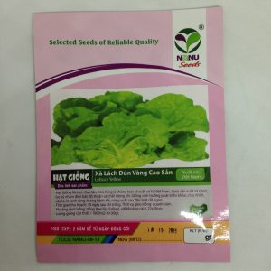 Gói 10g hạt giống xà lách Dún Vàng cao sản