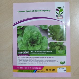 Gói 2g hạt giống xà lách Romaine xanh