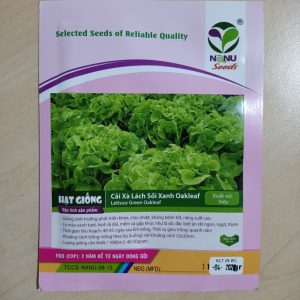 Gói 4GR hạt giống Xà Lách Sồi Xanh Okaleaf
