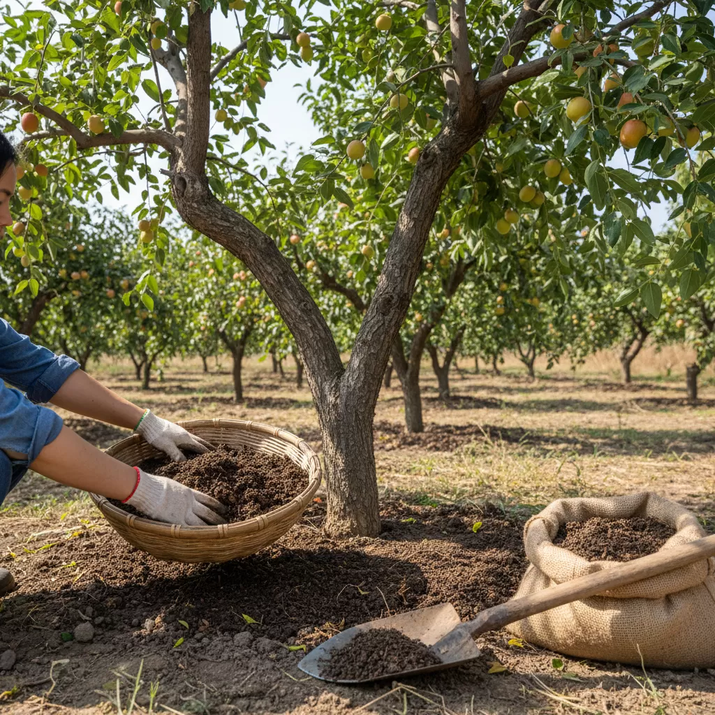 Chế độ bón phân hợp lý giúp cây táo tàu Dongzao phát triển bền vững
