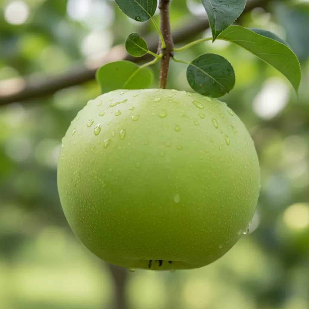 Trái táo lê Đài Loan có kích thước lớn và mẫu mã đẹp mắt