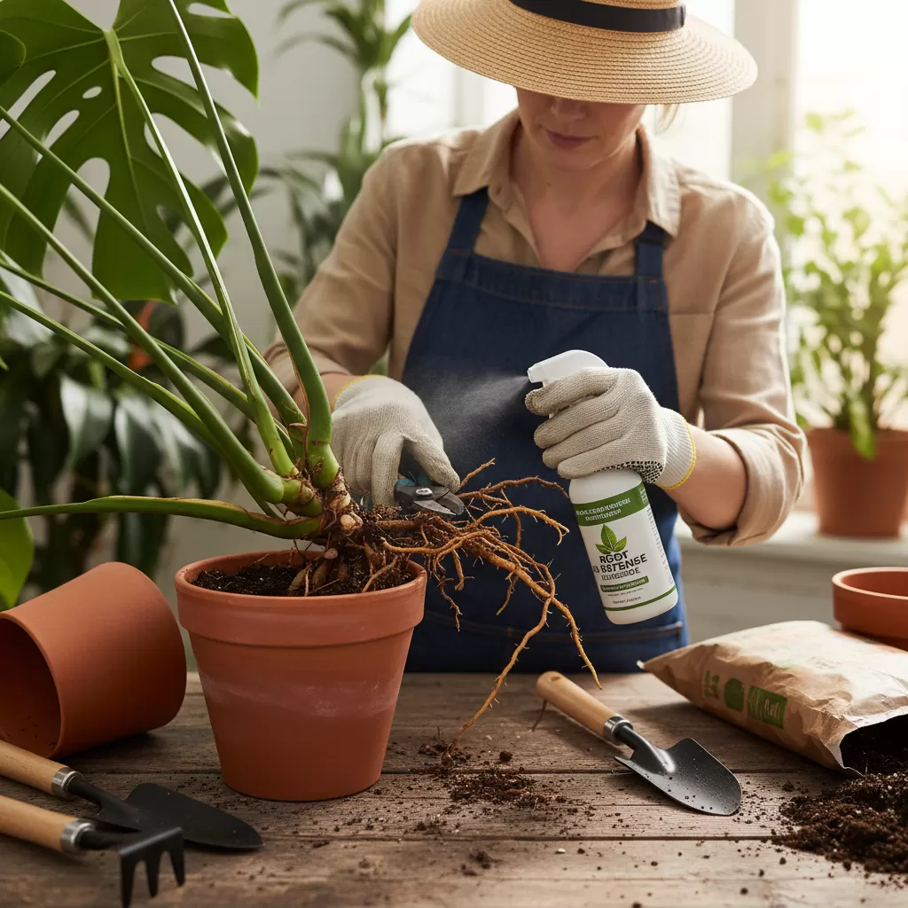 gemini_image_1772172931 Xử lý củ bằng thuốc đặc trị giúp ngăn ngừa nấm bệnh tái phát