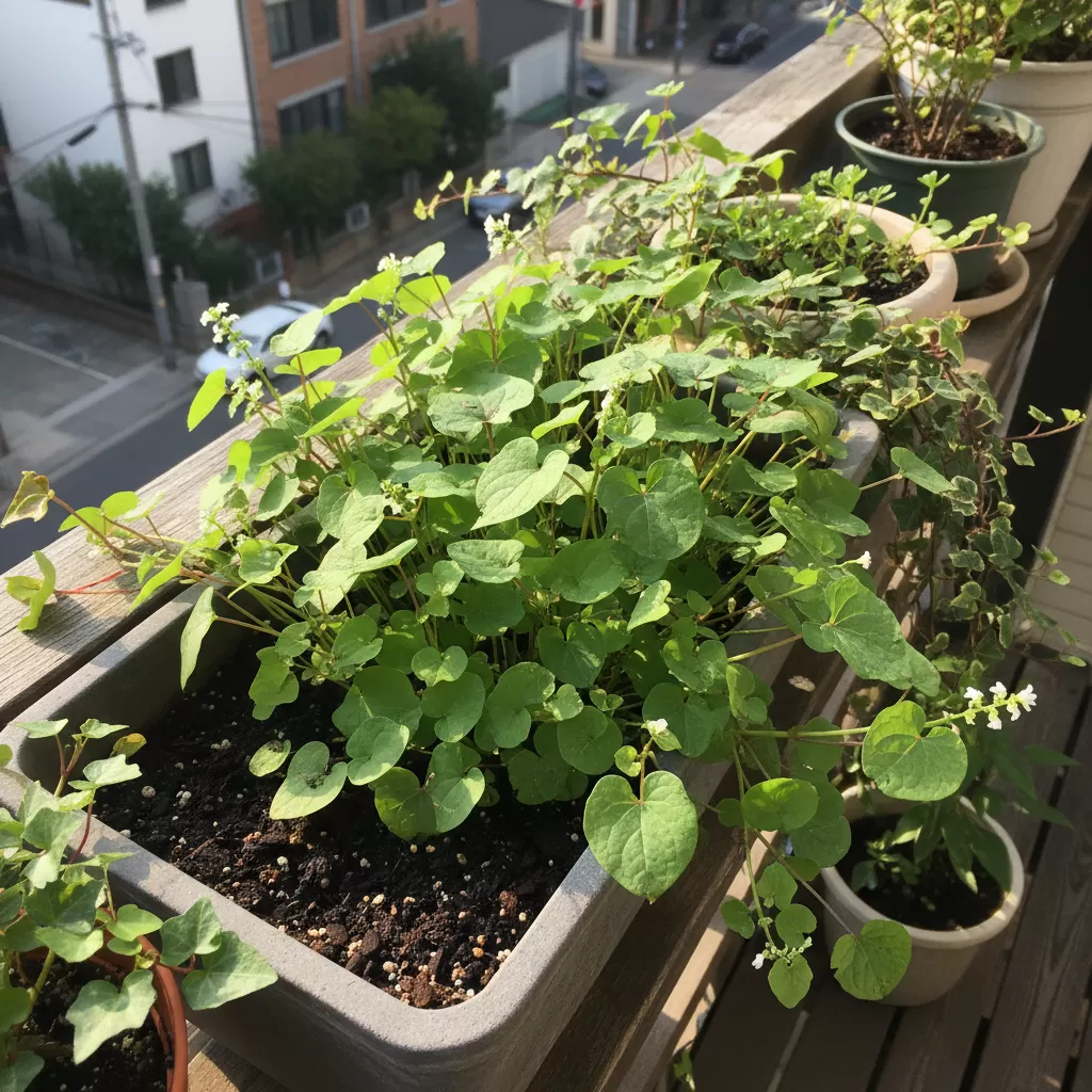 Chậu rau diếp cá trồng sẵn là giải pháp tuyệt vời cho vườn rau đô thị