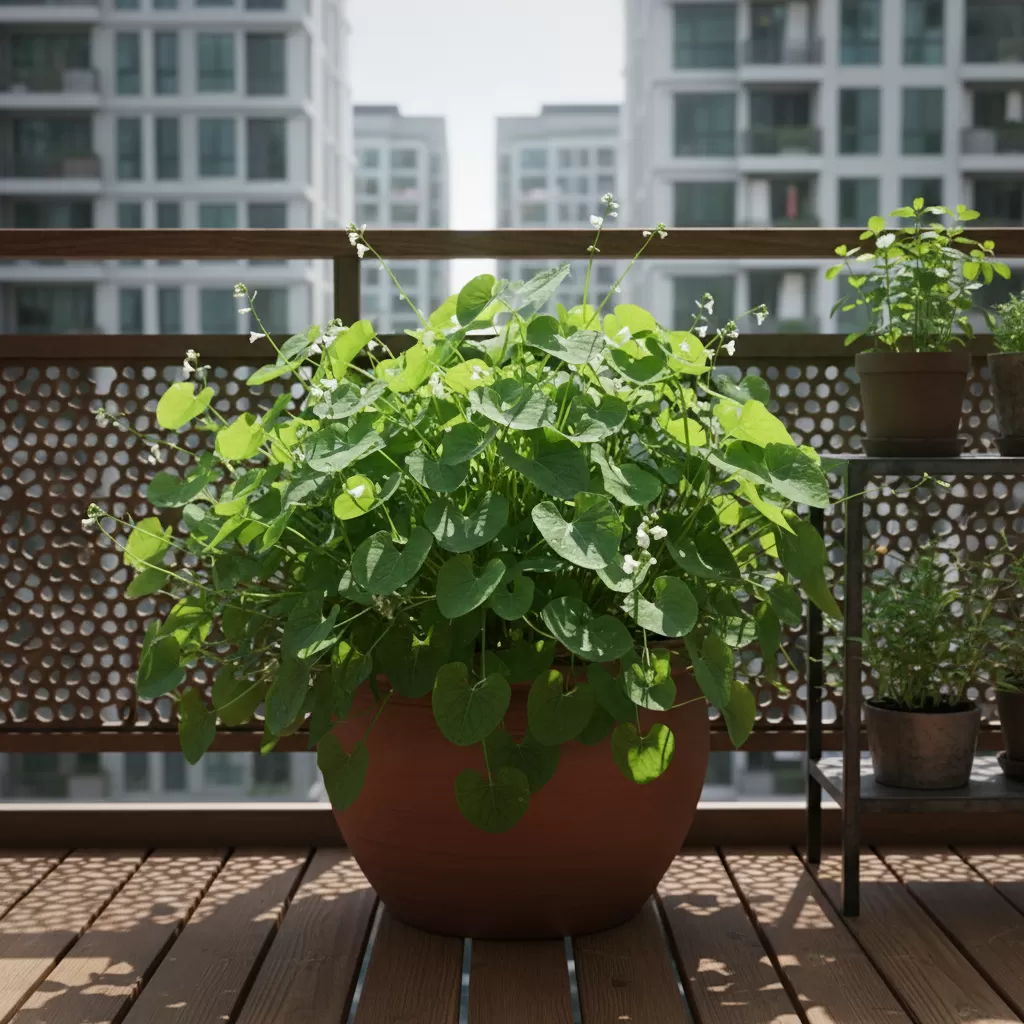 Rau diếp cá trồng trong chậu mang lại nguồn thực phẩm sạch và không gian xanh cho gia đình