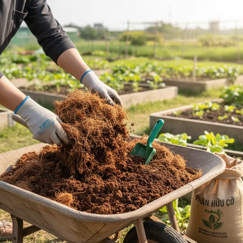 Kỹ thuật phối trộn đất trồng giàu dinh dưỡng giúp rau phát triển ổn định