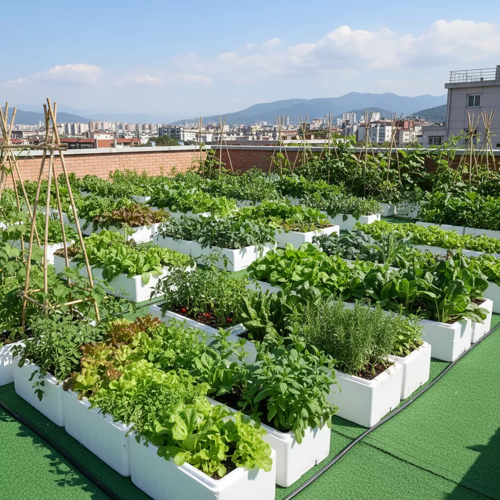 Mô hình vườn rau sạch tại nhà giúp cung cấp nguồn thực phẩm an toàn cho gia đình