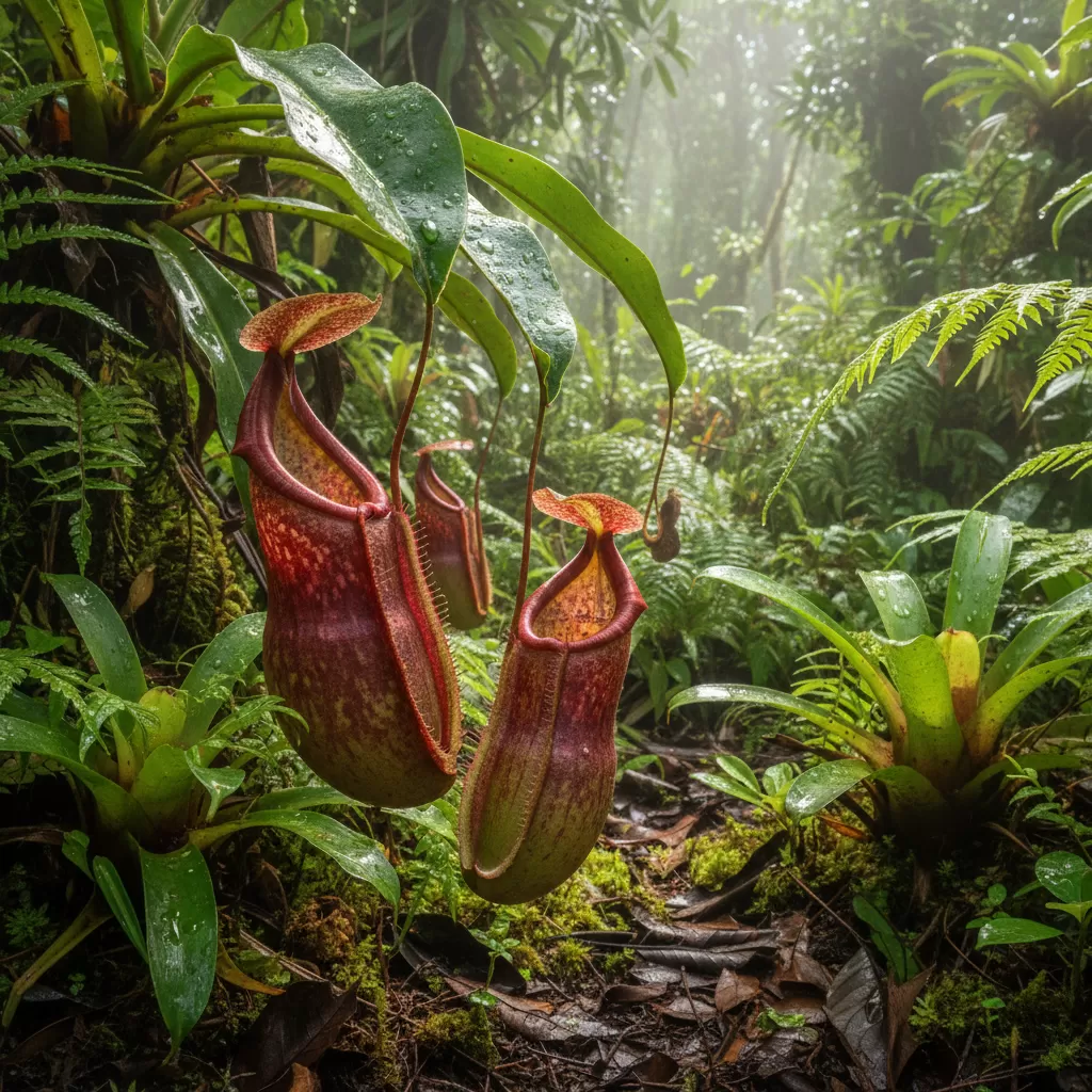 Môi trường sống lý tưởng giúp cây nắp ấm phát triển khỏe mạnh và ra bình đều đặn