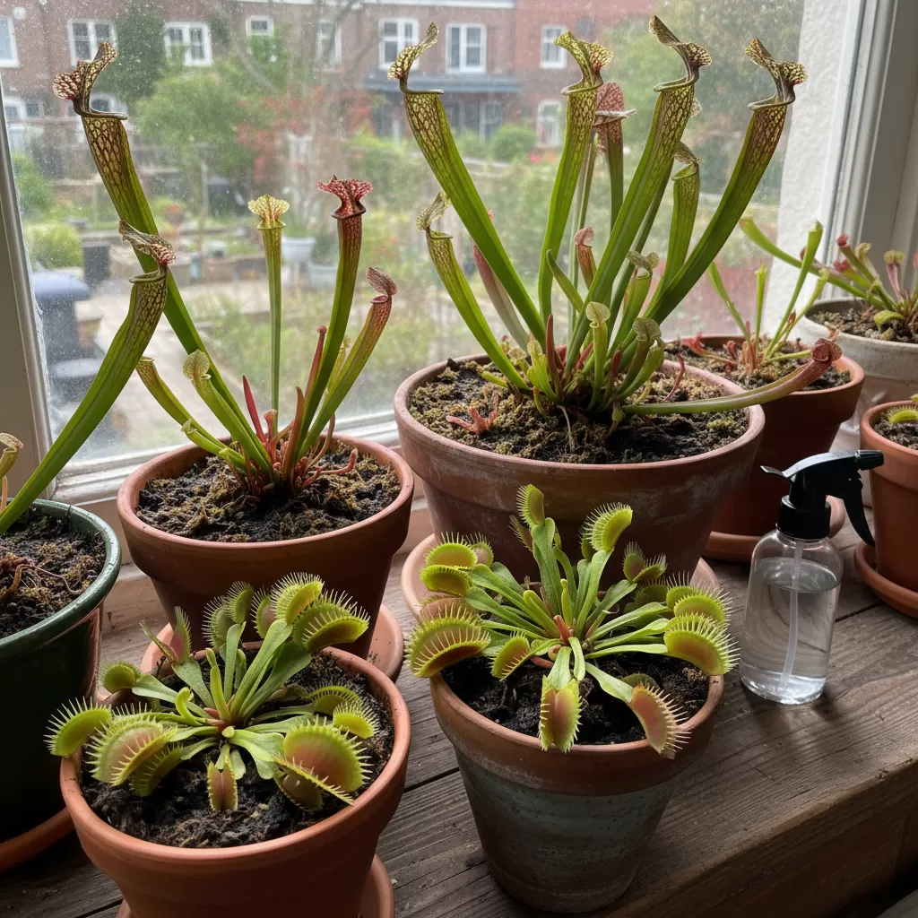 Trồng cây ăn thịt trong nhà đòi hỏi sự hiểu biết kỹ lưỡng về đặc tính sinh học của chúng