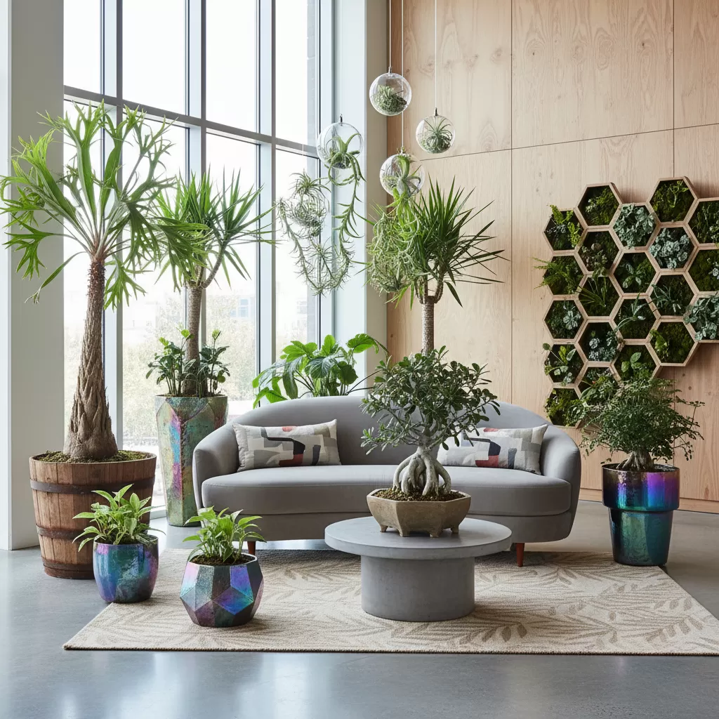 Không gian sống trở nên sinh động hơn với các loại cây cảnh độc đáo