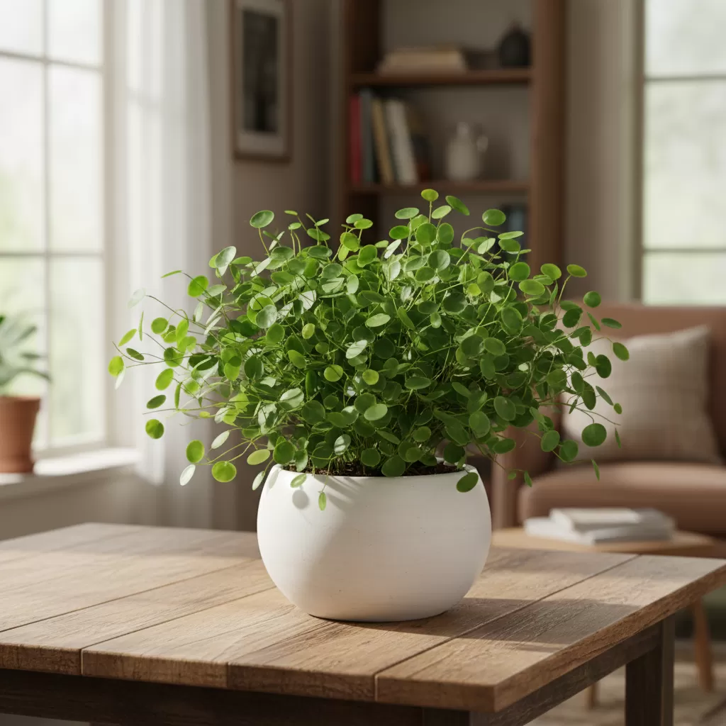 Cây Bình An với vẻ đẹp thanh lịch phù hợp cho trang trí bàn làm việc