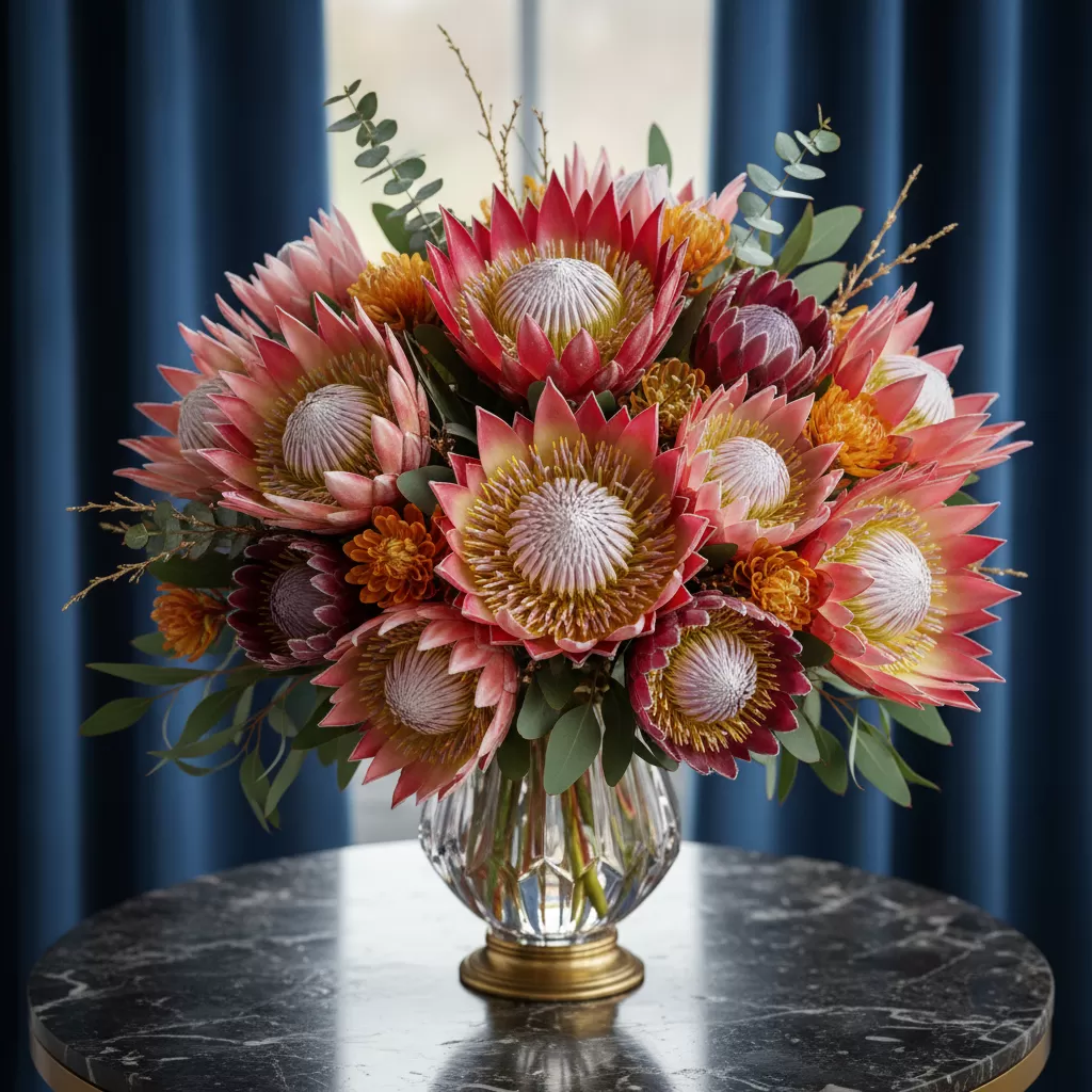 Hoa Protea  biểu tượng của sự mạnh mẽ và khác biệt cho năm mới