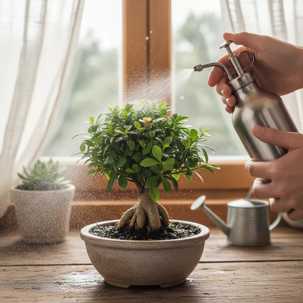 Tưới nước đúng cách giúp cây duy trì độ ẩm cần thiết trước thềm năm mới