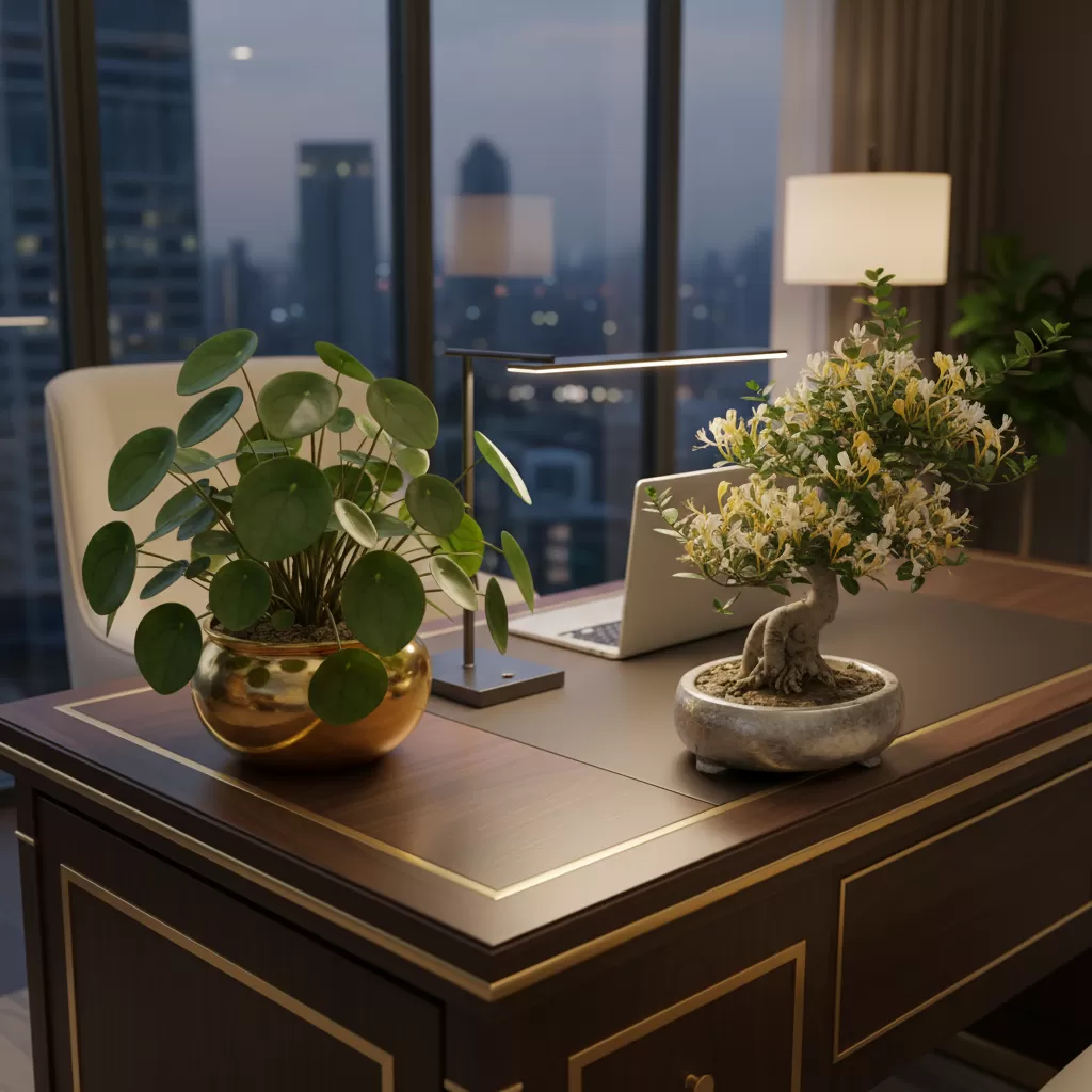 Cây Kim Tiền và Kim Ngân là biểu tượng của sự giàu sang và thịnh vượng