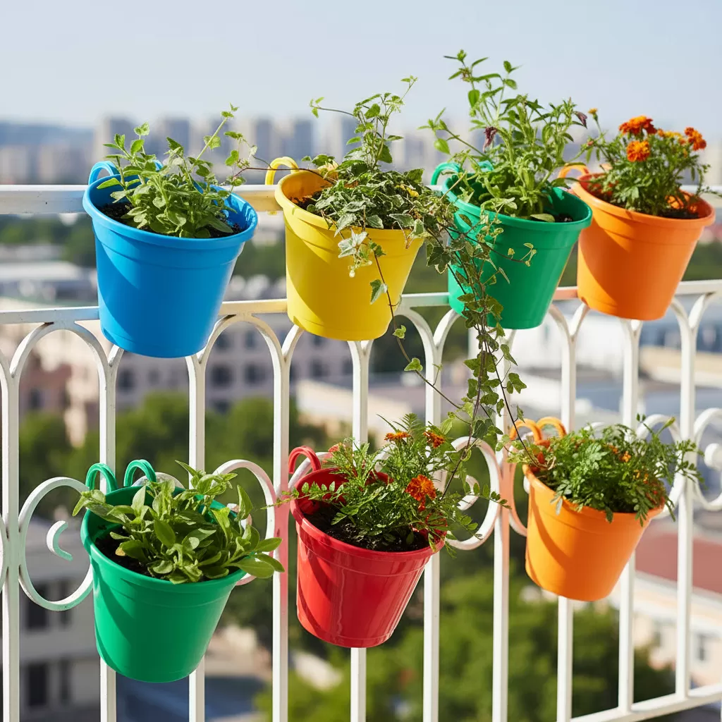 gemini_image_1772186711 Chậu nhựa sở hữu ưu điểm về trọng lượng nhẹ và khả năng giữ ẩm tốt cho đất