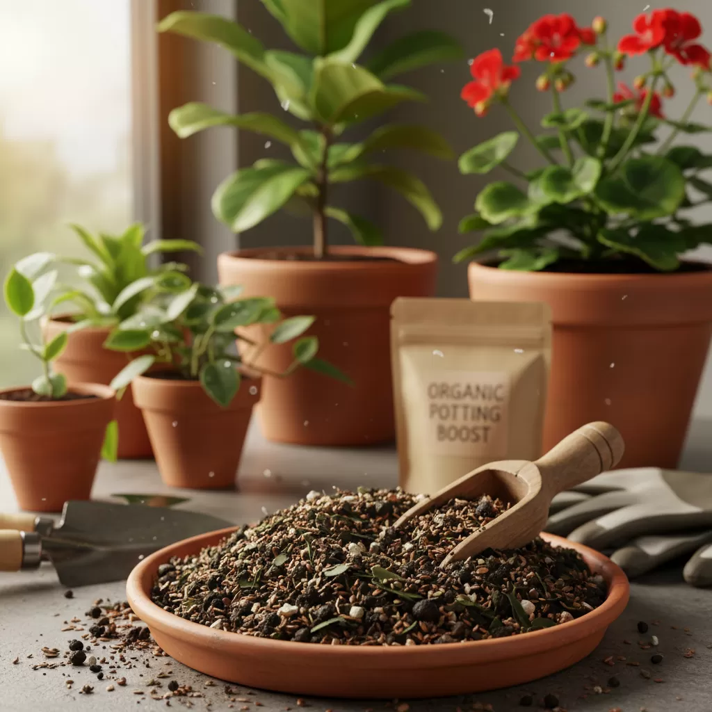 Sử dụng phân hữu cơ đúng cách là chìa khóa cho sự phát triển của cây trồng chậu