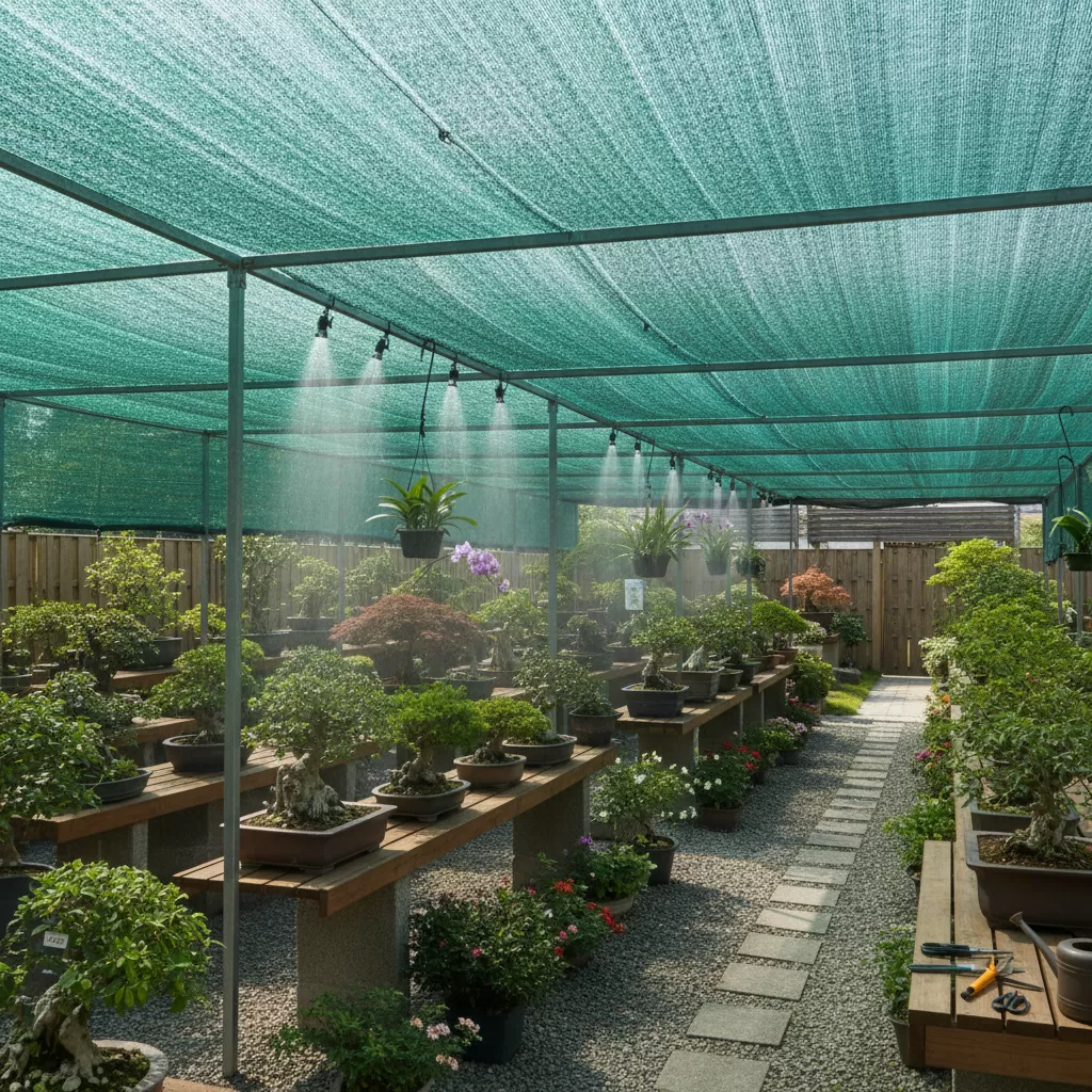 Sử dụng lưới che nắng là giải pháp hiệu quả để bảo vệ cây trồng khỏi tia UV